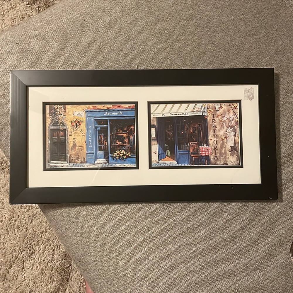 Framed ristorante/trattoria scene - Picture 4 of 4